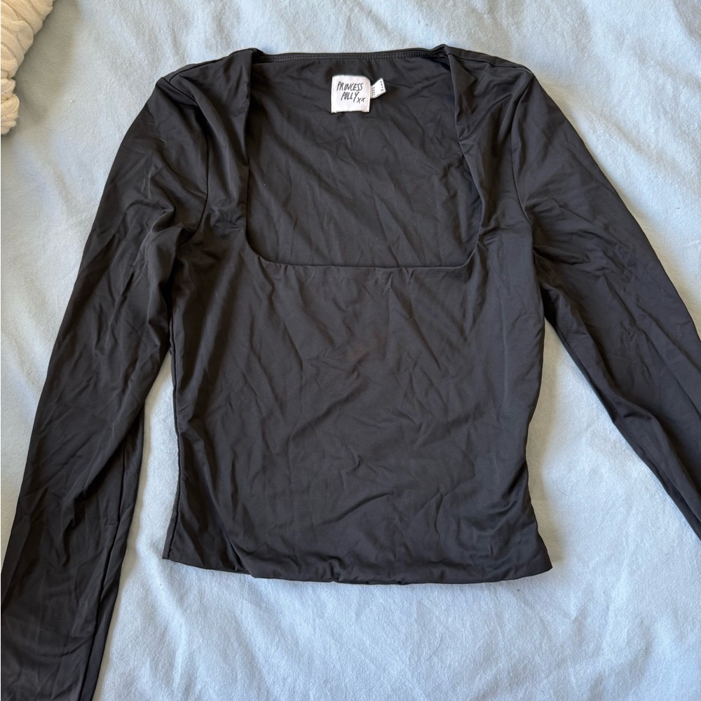 Princess Polly long sleeve crop shirt